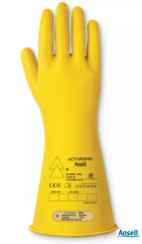 ANSELL HANDSCHOEN RIG0014Y 500V KLASSE 00 GEEL 1 ANSELL HANDSCHOEN RIG0014Y 500V KLASSE 00 GEEL