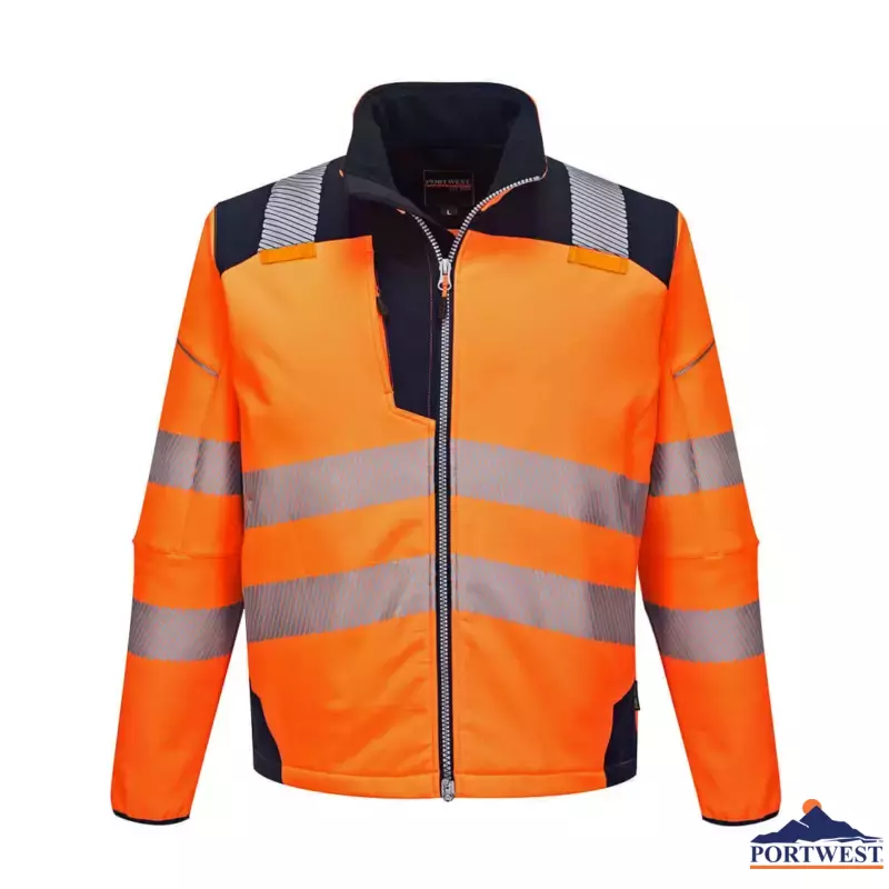 Portwest SOFTSHELL HI-VIZ T402 1 Portwest SOFTSHELL HI-VIZ T402