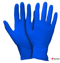 HS.SOFT-STAR NITRIL PF BLAUW 100ST/DISP