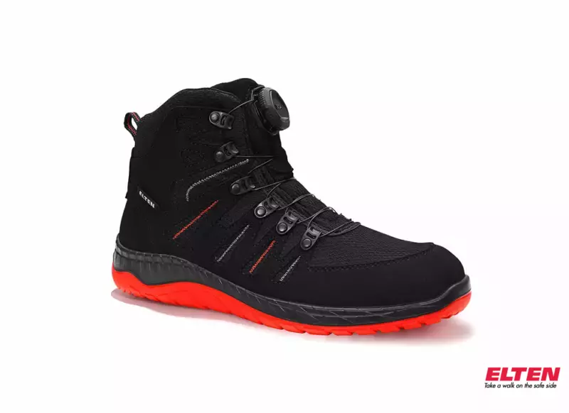 HOGE SCHOEN MADDOX BOA BLACK-RED S3 SRC 1 HOGE SCHOEN MADDOX BOA BLACK-RED S3 SRC